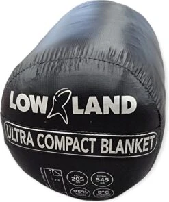 LOWLAND OUTDOOR® Ultra Compact Blanket - Donzen Slaapzak - Gewicht 495g - 210x80 Cm - Comfort Temperatuur +8°C -Winkel Voor Kampeerartikelen Voor Buiten 1005x1200