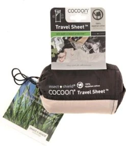 Cocoon TravelSheet - Lakenzak - Egyptisch Katoen - Beige -Winkel Voor Kampeerartikelen Voor Buiten 1038x1200