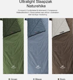 Naturehike® Slaapzak - Lichtgewicht - 190*75cm - Compact - Waterdicht - 3 Seizoenen Slaapzak Lente, Zomer & Herfst - Outdoor - Slaapzakken Volwassen & Kinderen -Winkel Voor Kampeerartikelen Voor Buiten 1093x1200 1