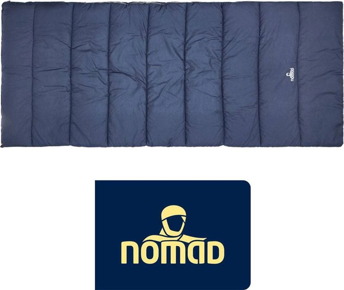 NOMAD® Brisbane Slaapzak | 205x80cm Blauw | Lichtgewicht & Kwalitatief | Dekenmodel Slaapzak | Incl Hoes 8 NOMAD® Brisbane Slaapzak | 205x80cm Blauw | Lichtgewicht & Kwalitatief | Dekenmodel Slaapzak | Incl Hoes - Afbeelding 6