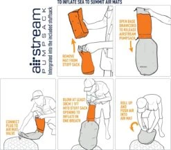 Sea To Summit UltraLight Insulated Regular Opblaasbare Slaapmat - 5cm - 480g - Oranje -Winkel Voor Kampeerartikelen Voor Buiten 1200x1053