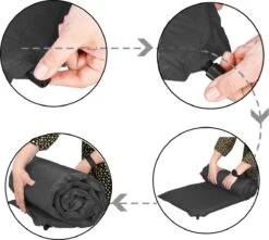 Springos Slaapmat | Zelfopblazend | 180 Cm | Inclusief Hoes | Zwart -Winkel Voor Kampeerartikelen Voor Buiten 1200x1072