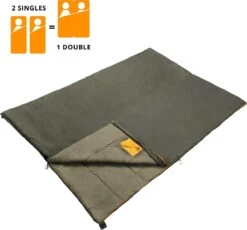 Dutch Mountains Slaapzak Vlieland XL - Grote Katoenen 210 X 80cm Lichtgewicht - Incl. Tasje En Tochtstrip -Comfortzone: 5-8 Graden- -Winkel Voor Kampeerartikelen Voor Buiten 1200x1116