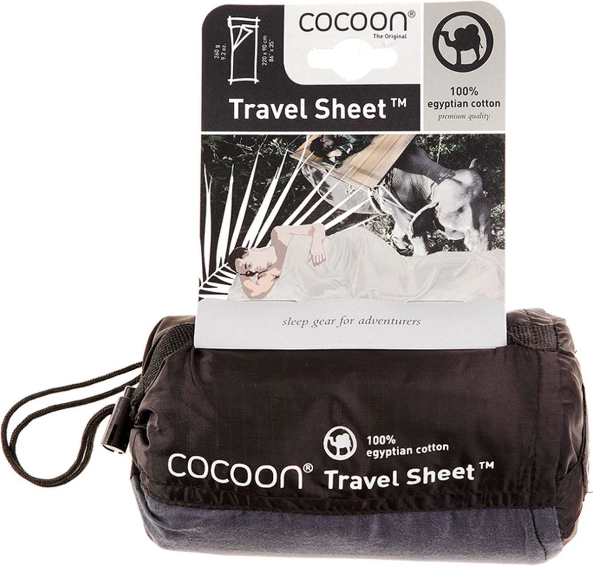 Cocoon TravelSheets 100% Egyptisch Katoen - Tuareg 5 Cocoon TravelSheets 100% Egyptisch Katoen - Tuareg - Afbeelding 3