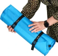 Springos Slaapmat | Zelfopblazend | 186 Cm | Inclusief Hoes & Hoofdkussen | Lichtblauw -Winkel Voor Kampeerartikelen Voor Buiten 1200x1149