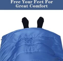 HikeMeister ® Mummy Slaapzak Kamperen Blauw Ca. 220 X 75 Cm Met Draagtas -Winkel Voor Kampeerartikelen Voor Buiten 1200x1162 2