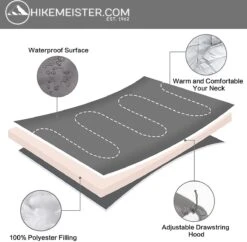 Meisterhome® Mummy Slaapzak - Kamperen - Antraciet - Ca. 220 X 75 Cm - Incl. Draagtas -Winkel Voor Kampeerartikelen Voor Buiten 1200x1176