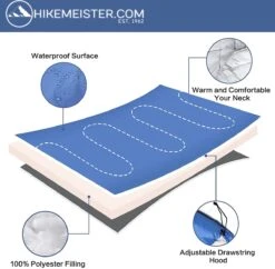 HikeMeister ® Mummy Slaapzak Kamperen Blauw Ca. 220 X 75 Cm Met Draagtas -Winkel Voor Kampeerartikelen Voor Buiten 1200x1177 1