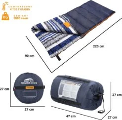 Dutch Mountains Slaapzak Goeree XL - Extra Groot 220x90cm - Katoenen Binnenkant - Aanritsbaar - Tochtstrip En Compressiehoes 13 Dutch Mountains Slaapzak Goeree XL - Extra Groot 220x90cm - Katoenen Binnenkant - Aanritsbaar - Tochtstrip En Compressiehoes -Winkel Voor Kampeerartikelen Voor Buiten 1200x1182 1