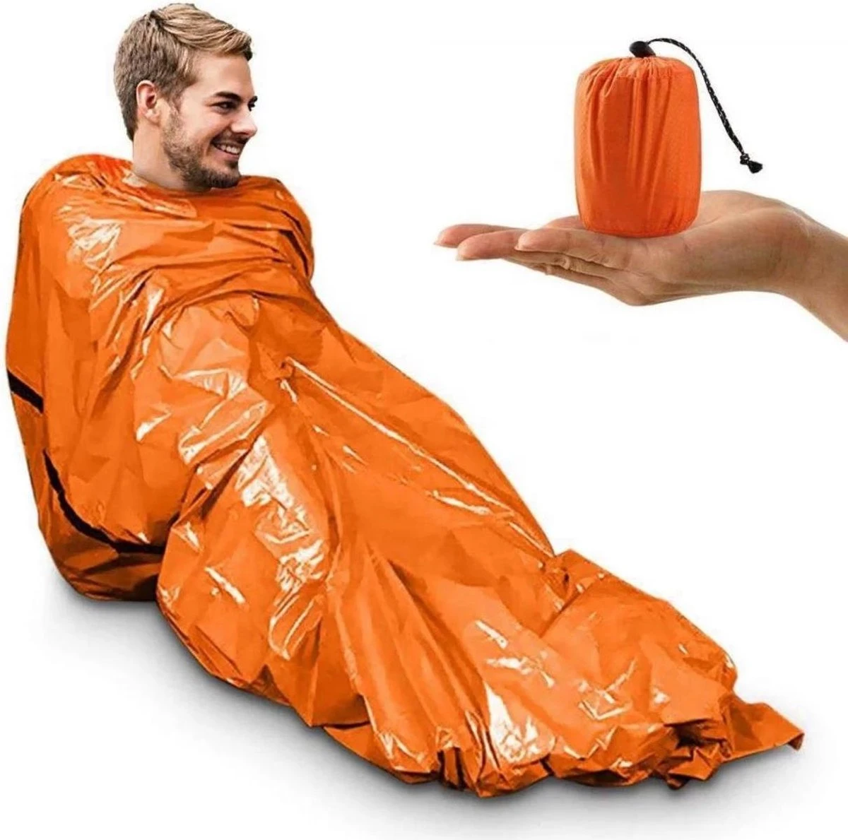 REPUS Nood Slaapzak | Life Bivy | Travel Safe |Lichtgewicht Slaapzak | Bivakzak | Extreme Light |Camperen | Outdoor | Camping | Musthave |Slaapzak | Wandelen | Tent | Reizen | Roadtrip | 11 REPUS Nood Slaapzak | Life Bivy | Travel Safe |Lichtgewicht Slaapzak | Bivakzak | Extreme Light |Camperen | Outdoor | Camping | Musthave |Slaapzak | Wandelen | Tent | Reizen | Roadtrip | - Afbeelding 9