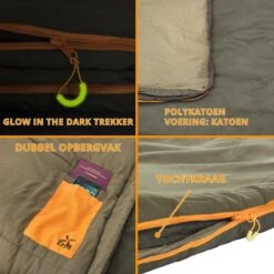 Dutch Mountains Slaapzak Vlieland XL - Grote Katoenen 210 X 80cm Lichtgewicht - Incl. Tasje En Tochtstrip -Comfortzone: 5-8 Graden- -Winkel Voor Kampeerartikelen Voor Buiten 1200x1200 138