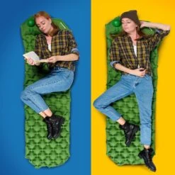 TRVLMORE Slaapmat - Zelfopblazend - 1 Persoons - Ingebouwde Pomp En Kussen - Groen -Winkel Voor Kampeerartikelen Voor Buiten 1200x1200 203