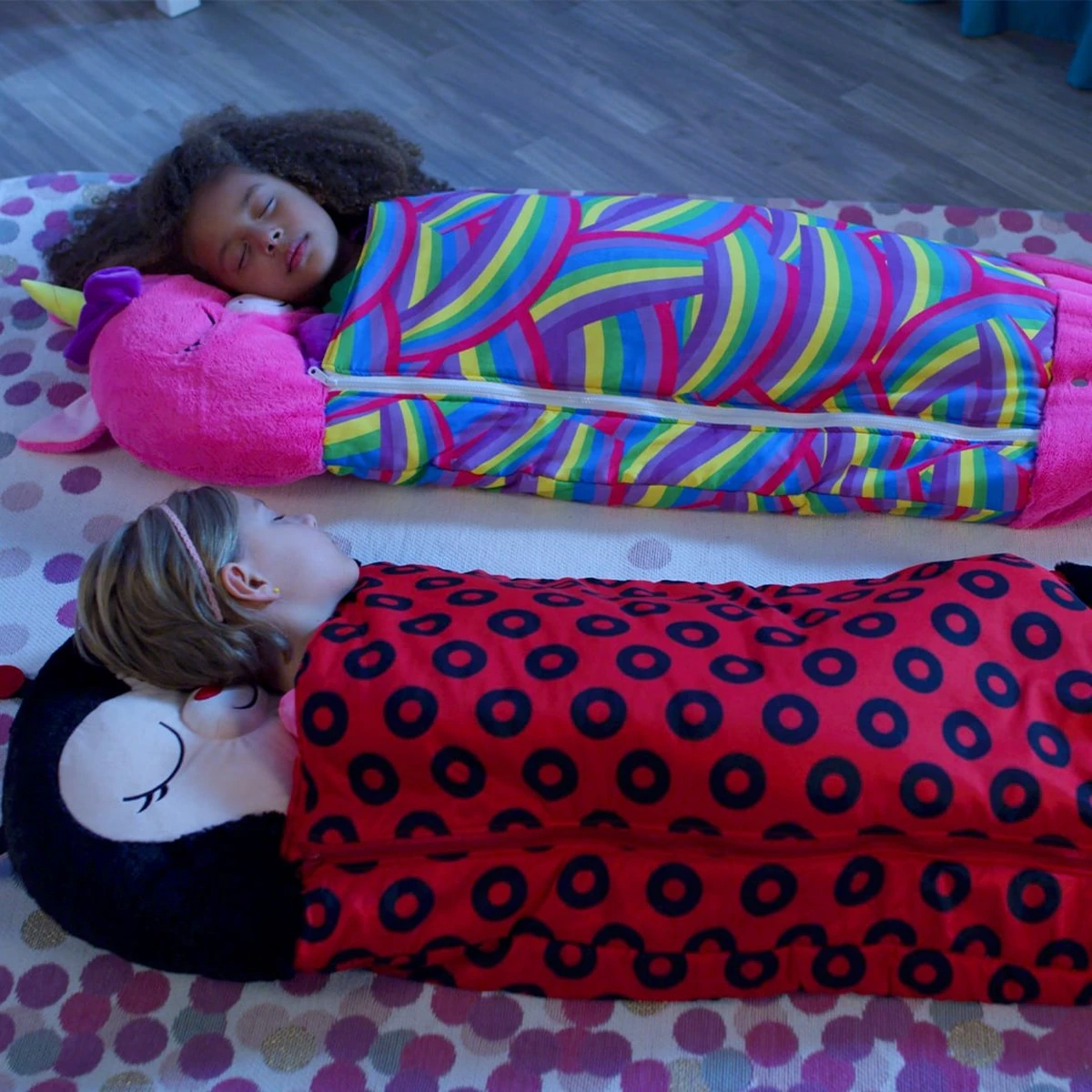 Mediashop Happy Nappers Kinderslaapzak - 2-in-1 Zachte Knuffel En Zomerslaapzak - Roze Eenhoorn Motief Voor Kinderen Van 3 Tot 6 Jaar 7 Mediashop Happy Nappers Kinderslaapzak - 2-in-1 Zachte Knuffel En Zomerslaapzak - Roze Eenhoorn Motief Voor Kinderen Van 3 Tot 6 Jaar - Afbeelding 5