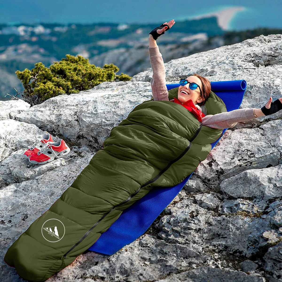 HikeMeister® Outdoor Survival Fishing Mummy Slaapzak 230 X 80 Cm -8°C 4 HikeMeister® Outdoor Survival Fishing Mummy Slaapzak 230 X 80 Cm -8°C - Afbeelding 2