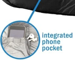 HikeMeister Mummy Slaapzak 1600 Gram - Kamperen - Zwart - Ca. 220 X 80 Cm - Met Binnenzak - Comfortzone: 0-15 Graden - Draagtas -Winkel Voor Kampeerartikelen Voor Buiten 1200x964