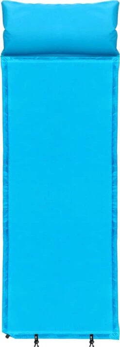 Springos Slaapmat | Zelfopblazend | 186 Cm | Inclusief Hoes & Hoofdkussen | Lichtblauw -Winkel Voor Kampeerartikelen Voor Buiten 416x1200