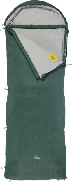 NOMAD® Triple-S Premium Plus Slaapzak (Links) | 220x80cm Groen | Lichtgewicht & Kwalitatief | Slaapzak | Incl Hoes -Winkel Voor Kampeerartikelen Voor Buiten 477x1200 1