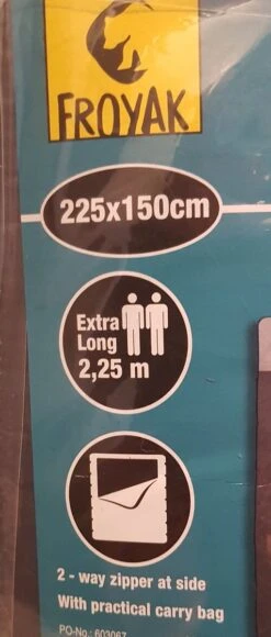 Froyak - 2-persoons Slaapzak XXL Grijs 225 X 150 Cm - Tweepersoonsslaapzak - Tweepersoons - Slaapzak -Winkel Voor Kampeerartikelen Voor Buiten 511x1200 1