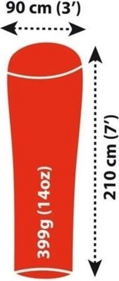 Sea To Summit - Reactor Extreme Thermolite® Mummy Liner - Lakenzak - Extra Verwarmend - Rood -Winkel Voor Kampeerartikelen Voor Buiten 512x1200