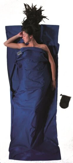 Cocoon TravelSheet - Lakenzak - Katoen - Ultramarine Blue -Winkel Voor Kampeerartikelen Voor Buiten 537x1200