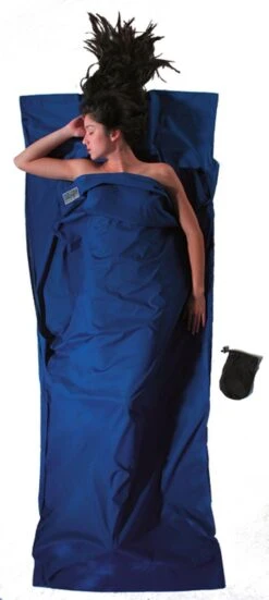 Cocoon TravelSheet - Lakenzak - Katoen - Ultramarine Blue -Winkel Voor Kampeerartikelen Voor Buiten 538x1200