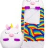 Unicorn Slaapzak -180 Cms | Kinderslaapzak | Slaapzak Junior | Nappers | Children Sleeping Bag | Kinderen Slaapzak | Super Soft 2 In 1 Fun Pillow &Sleepy For Boys | Unicorn Slaapzak | Zachte Slaapzak | Knuffel Slaapzak | 2 In 1 Slaapzak | Kinderen -Winkel Voor Kampeerartikelen Voor Buiten 868x1200